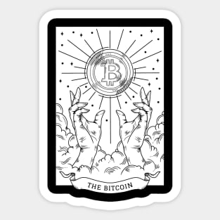 Bitcoin Tarot Card Cryptocurrency Plan B Sticker